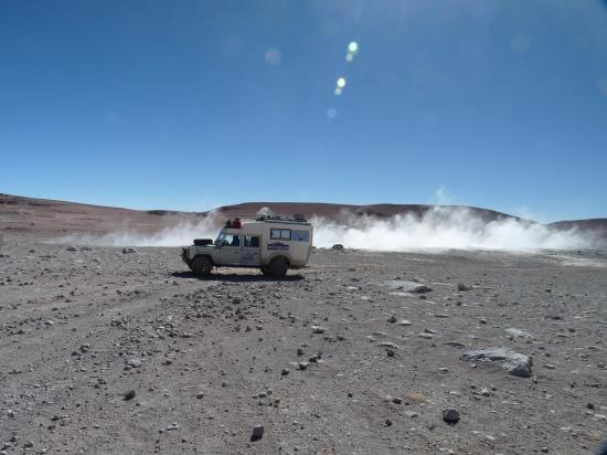 land aux geysers