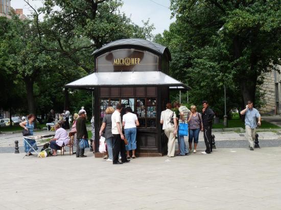 petit kiosque à LVIV