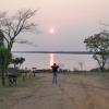 levé de soleil sur le rio uruguay
