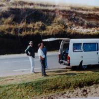 notre minibus avec chaufeurs