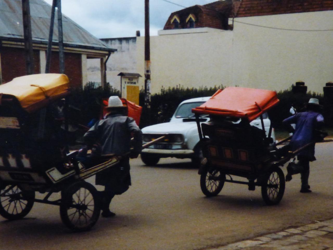 les pousse-pousses d'Antsirabe